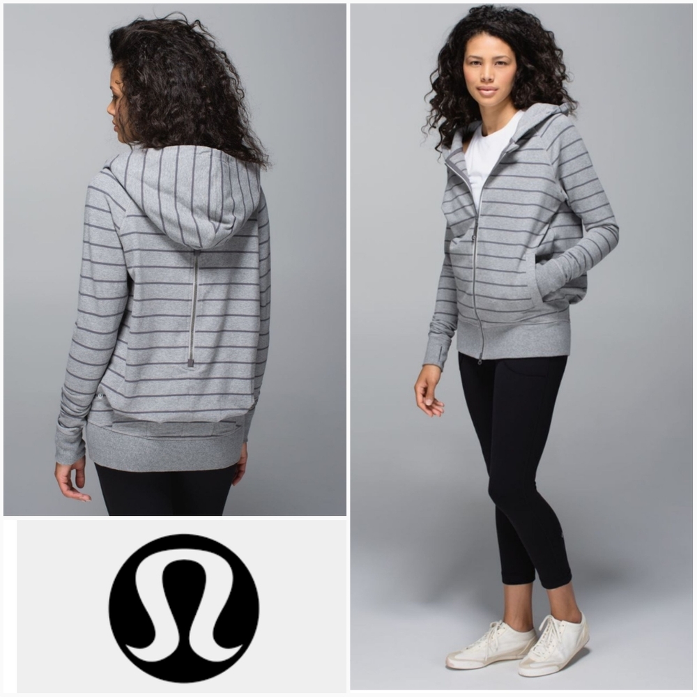 LULULEMON Rollin' With My Omies Hoodie Grey Size 6 W4E10S